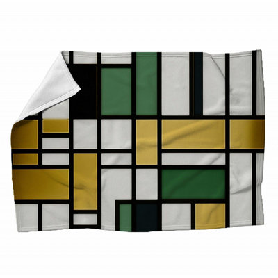 Machine Printed Throw Blanket