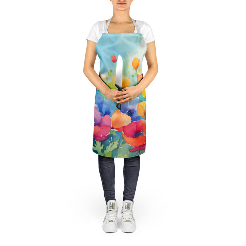 Floral Bib Apron
