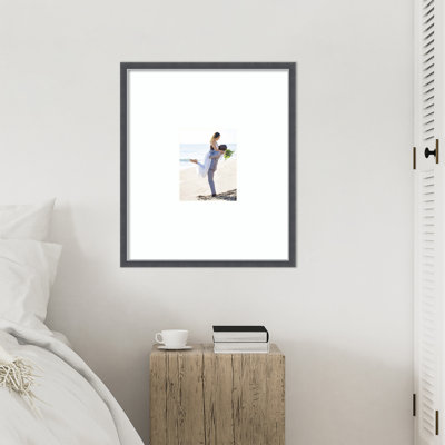 Eva Black Silver Thin Picture Frame