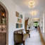 3-light Crystal Flush Mount