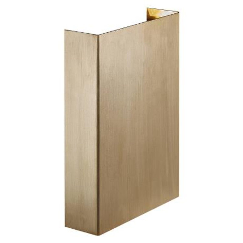 14.8cm H Integrated LED Outdoor Flush Mount, Brass