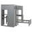 Space-Saving Loft Bed with Integrated Study and Storage-1312959832