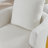 32"W Slipcovered Upholstered Swivel Barrel Chair-1912470073