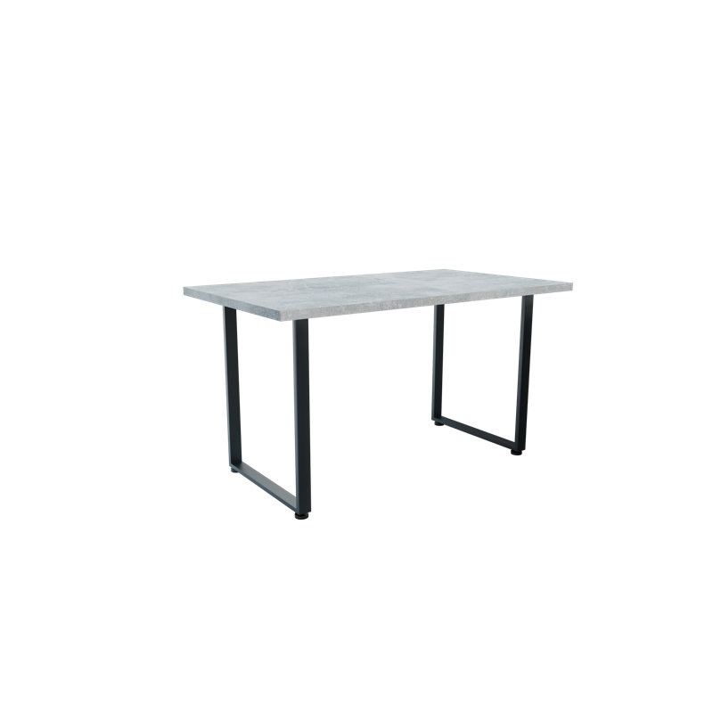 Dining Table Seattle 120-140, 72cm H x 140cm W x 70cm D, Grey