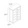 Commode 5 tiroirs Allysyn