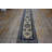 Antique White Background Blue Floral Pattern Wool Chinese Ningxia Runner Rug