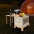 Folding Camping Table With Storage And Light