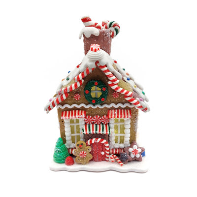 Christmas Gingerbread Candy House.  Festive Decoration F07-N2-21-KA605A