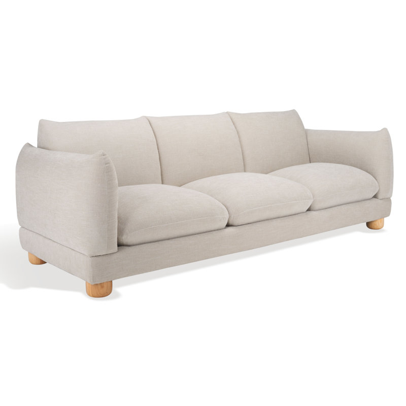 Canapé rembourré Chelse, Chenille beige