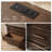 Solid Wood 3-Drawer Nightstand Bedside Table