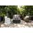 Brooklyn 40" W x 17" H Square Travertine Outdoor Fire Pit Table with Lava Rocks & Cover-1080027190-1080448206