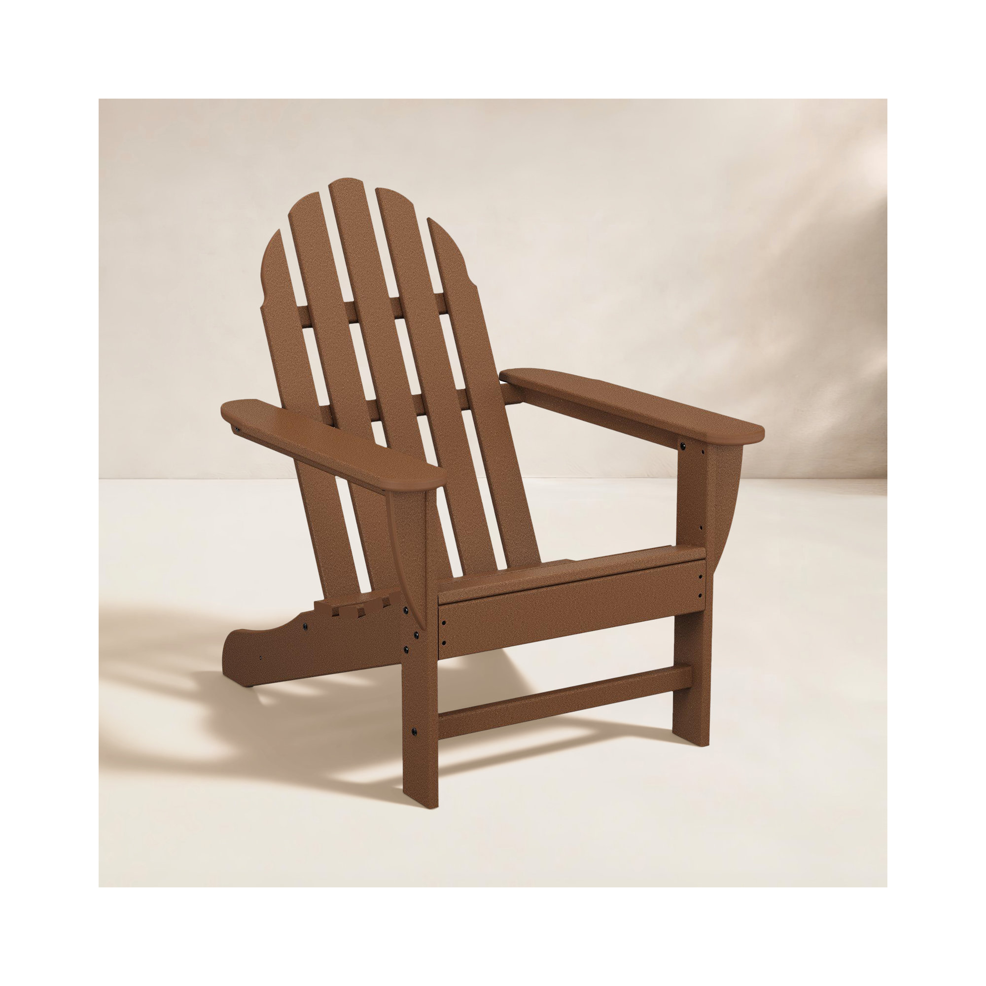 POLYWOOD Classic Adirondack Chair, Teak