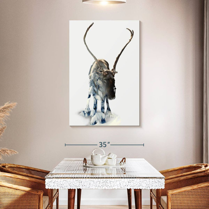 Moose, 48" H x 32" W