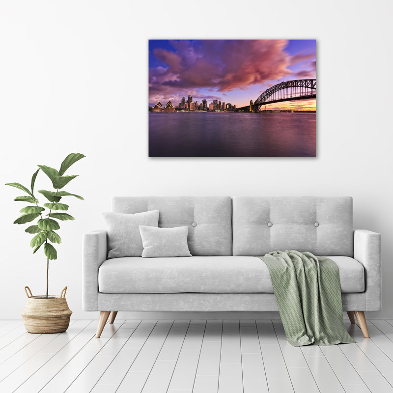 Bridge In Sidney - Wrapped Canvas Print