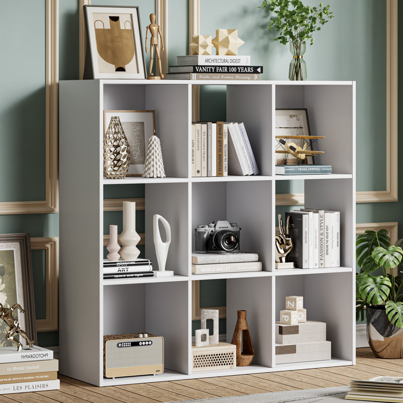 6-Cube Bookcase, Decorative Storage Shelf