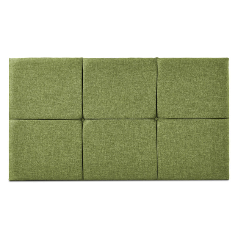 Francios Upholstered Velvet Headboard, Single (3'), Lime Green