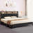Naumann Upholstered Bookcase Storage Bed-930087538-932650335