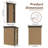 4.27 Ft X2.42 Ft Metal Garden Shed 5 X 3 Ft Pent Roof With Side Hinge Door