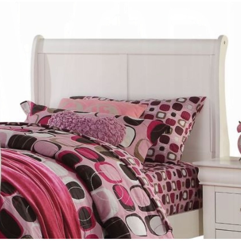 Louis Philippe III Headboard, Full , White