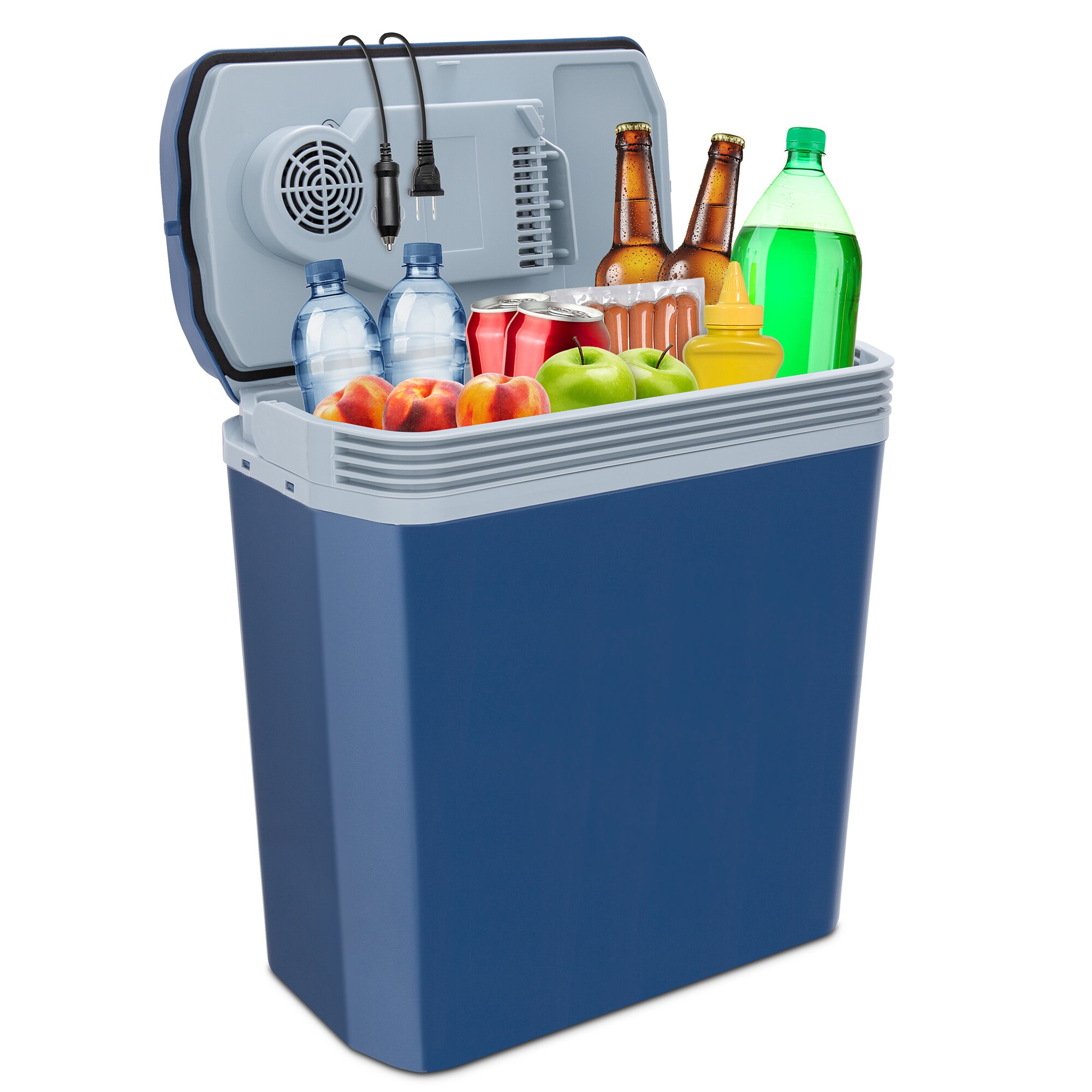 15L Fridge Car Refrigerator Freezer Portable Car Cooler Keep Warm and Cool  Dual-use Quick Refrigeration for Home Picnic - US Plug