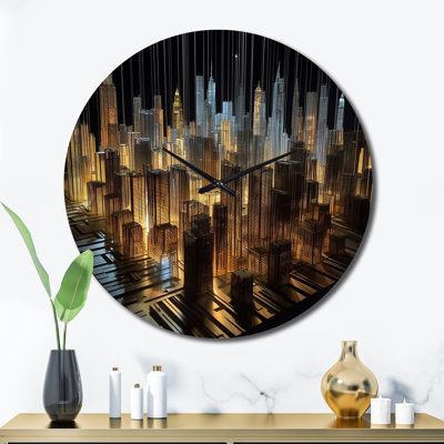 Metal Wall Clock