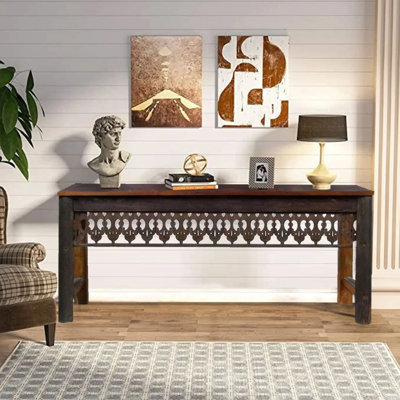 75'' Solid Wood Console Table
