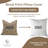 Fabdivine Artisan Hand Block Print Pillow Cover Haridwar Design, Premium Throw Cushion for Home-111113677-111113686