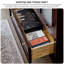 Bibliothèque en bois massif rétro