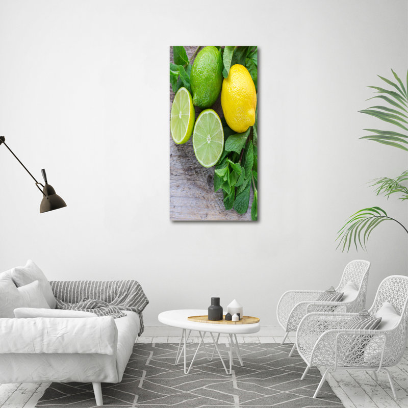 Barwick Limes And Lemon - Wrapped Canvas Print