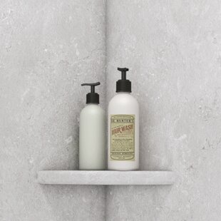 Black Oxidized Suction Cup Bathroom Corner Shelf Rust Free Stainless Steel