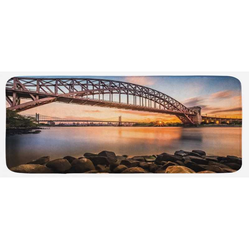 Tapis de cuisine paysage