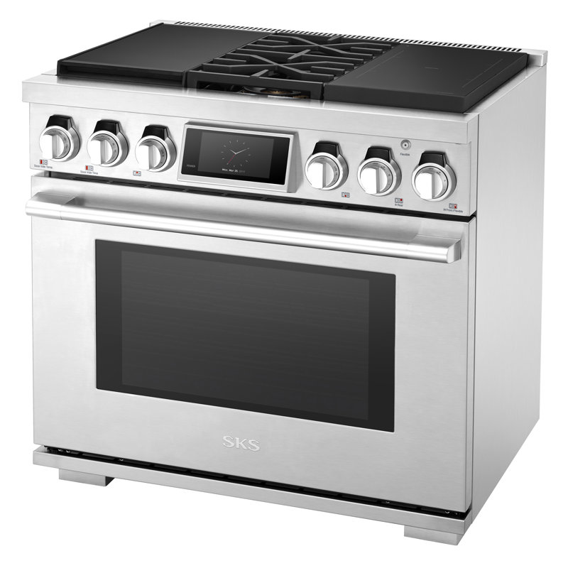 36-Inch Dual-Fuel Pro Range With Sous Vide And Induction