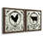 " Berkshire Rooster " 2 - Pieces-283967726-283967725