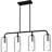 Millheim 4 - Light Dimmable Kitchen Island Linear Chandelier