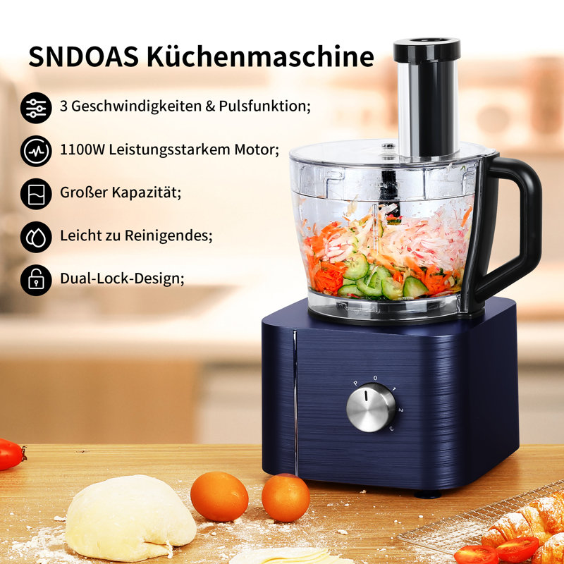100 W Küchenmaschine, Blue