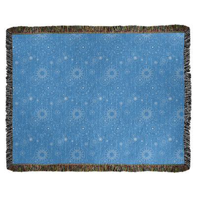 Couverture en coton tissé Katelyn Elizabeth Astrology