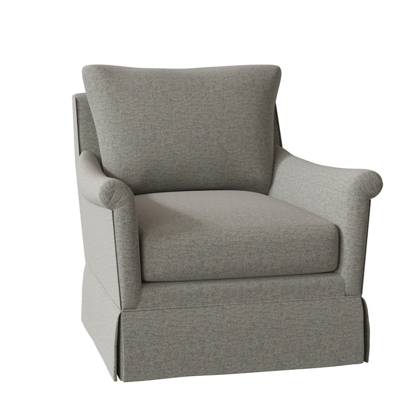 Fauteuil large de 34,5 po Olivia, Pivotant, Platine 3160