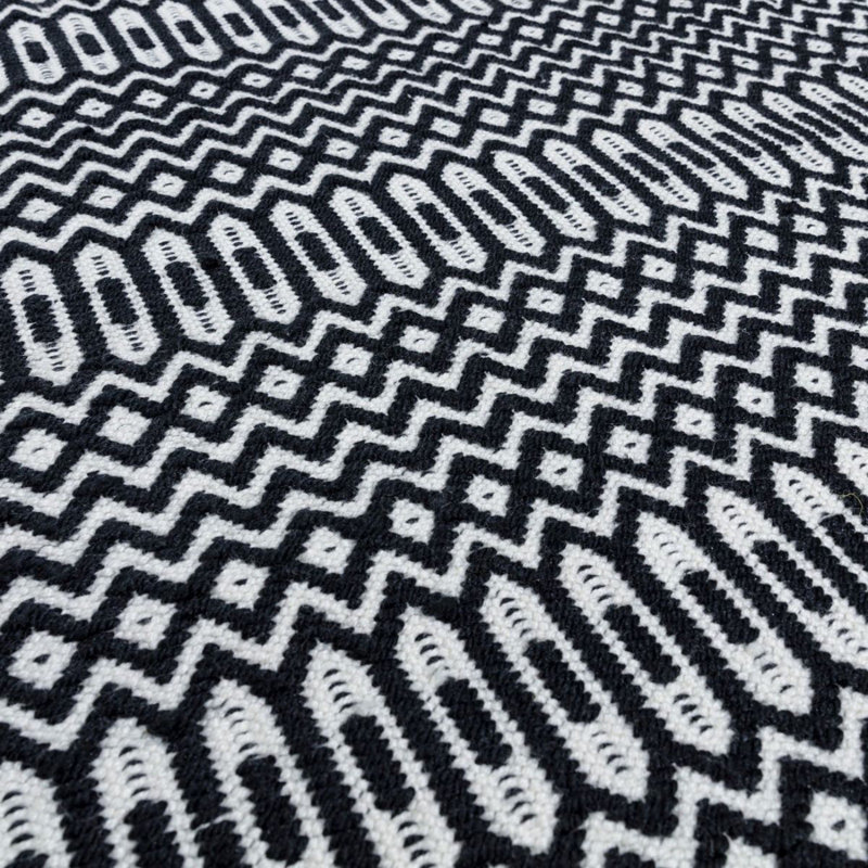 Bystrc Geometric Recycled P.E.T Hand Knotted Indoor / Outdoor Area Rug, Rectangle 120 x 170cm