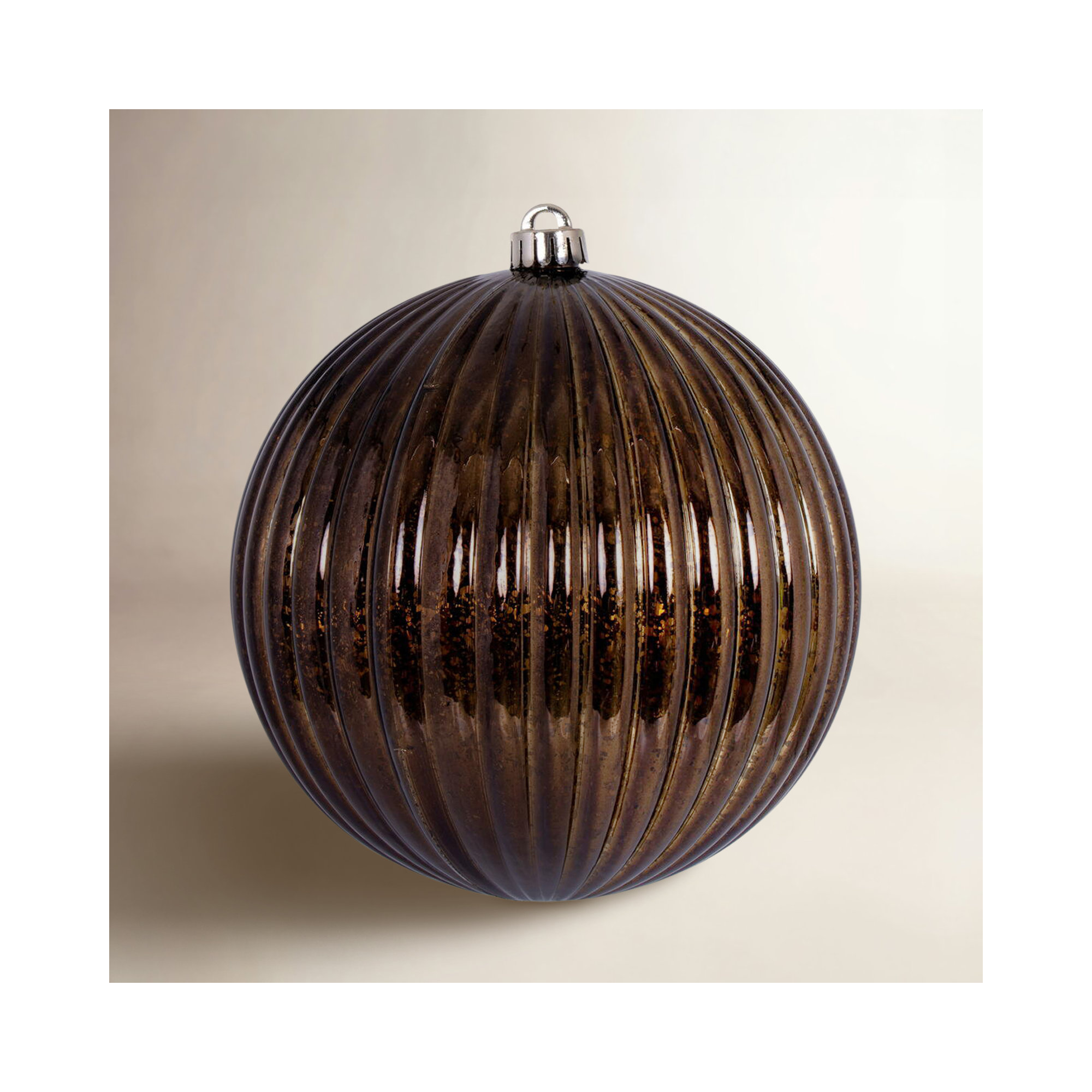 Chistmas Ball Ornament Set of 4, Chocolate