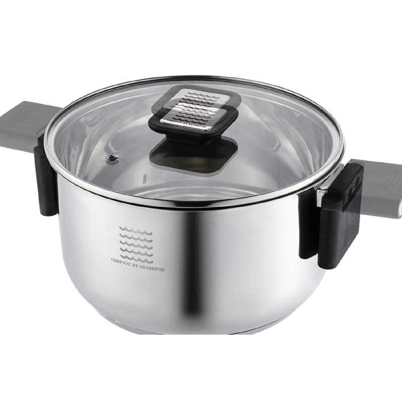 Cheftop 3-in-1 Stackable Stainless Steel Pots