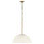 Luminaire suspendu 1 lumière Mikale en bronze champagne 18 po Mikale-126501951