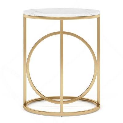 Round End Table for Living Room