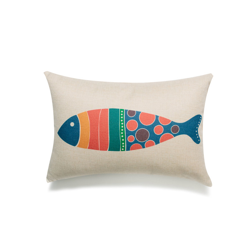 SUMMERSIDE Linen Pillow Cover, Polyester