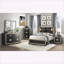 Table de chevet Modern Glam Black / Gold avec tiroir spacieux