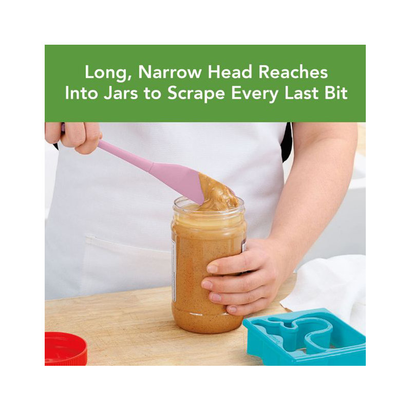 Tovolo Flex-Core Jar Scraper All Silicone Pink Sorbet
