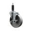 Semi Steel Swivel Expanding Stem Caster with Brake SCC TLB 4" x 1"