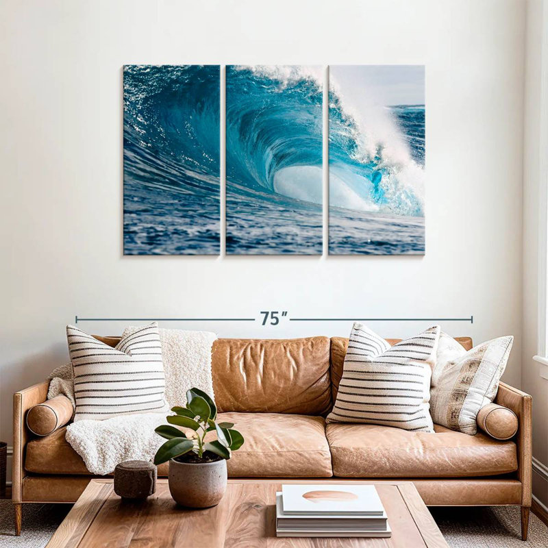 Gillard Powerful Blue Wave, 36" H x 57" W