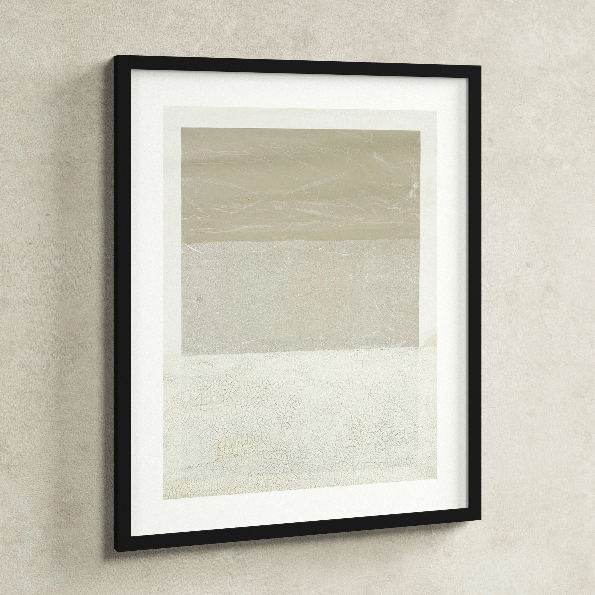 Cracked Parchment II by Vanna Lam, Brown, 25.18" H x 20.75" W x 0.88" D