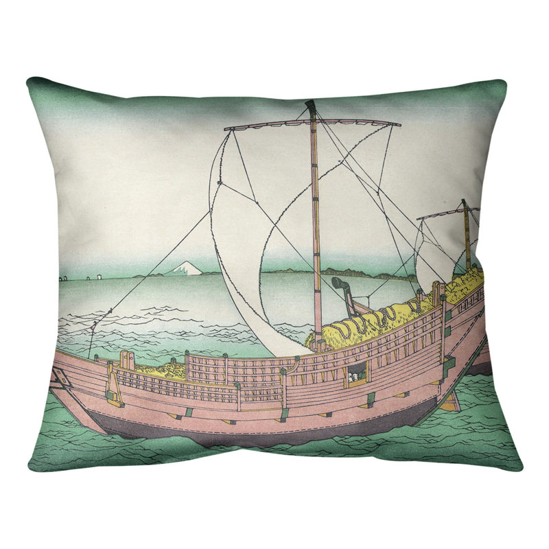 Housse de coussin rectangulaire et insert, 14 po x 10 po, Duvet synthétique, Vert