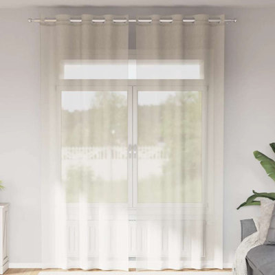 Fabric Room Darkening No Curtain Header Type Sliding Panel Pair